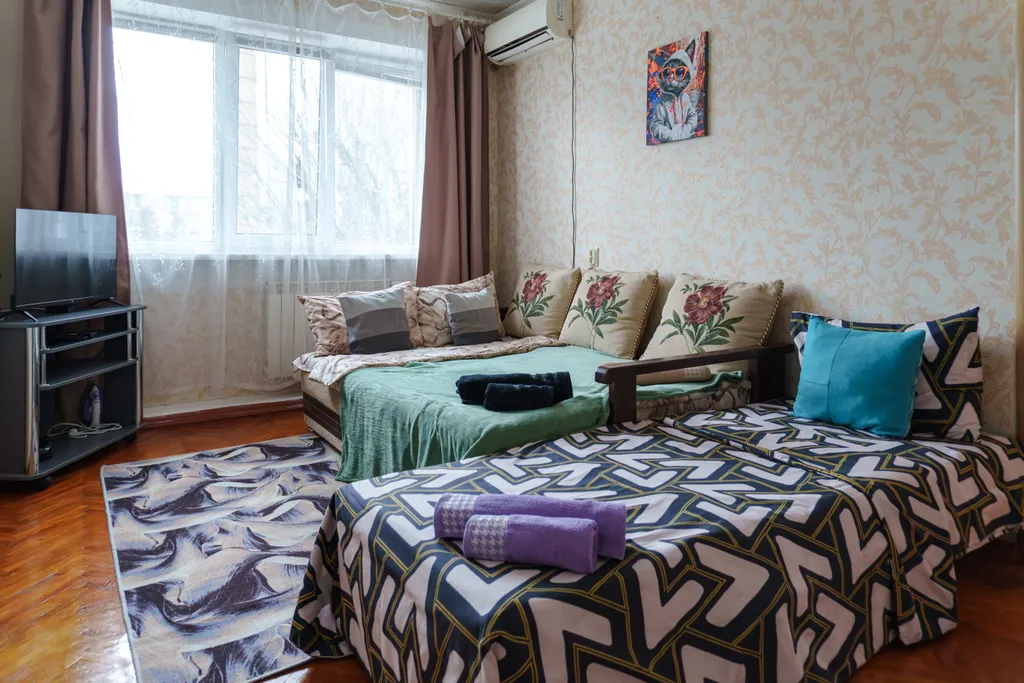 Двухкомнатная квартира (5 гостей 3 спальных места)