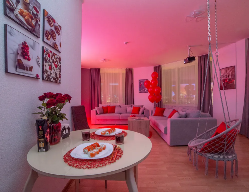 Бордовый закат в Чемпион-парк