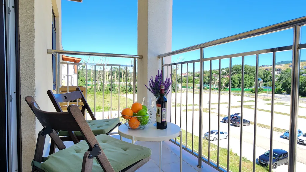 Уютная однушка с видом на горы