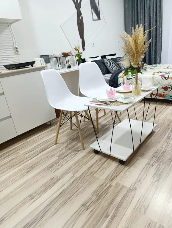 Светлая, уютная студия в ЖК «Молоко и мёд»