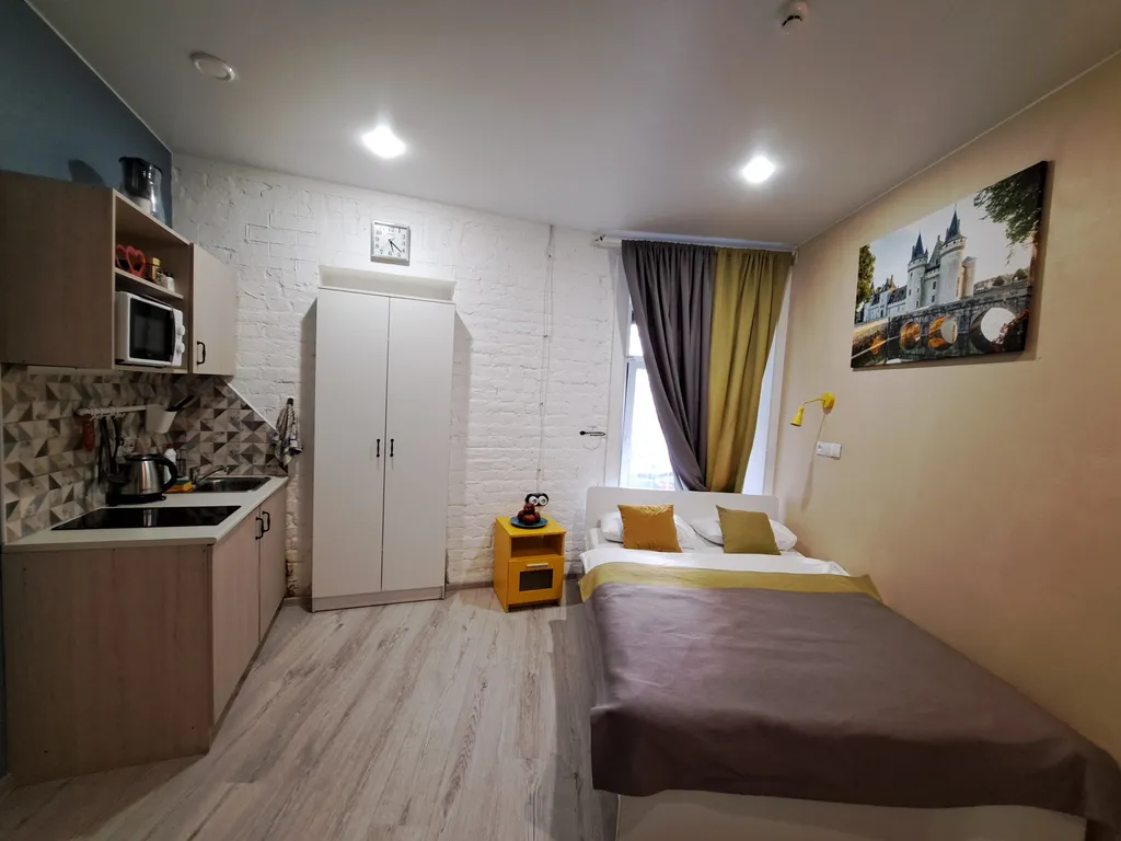 Уютная студия в центре Санкт-Петербурга с бесплатной парковкой