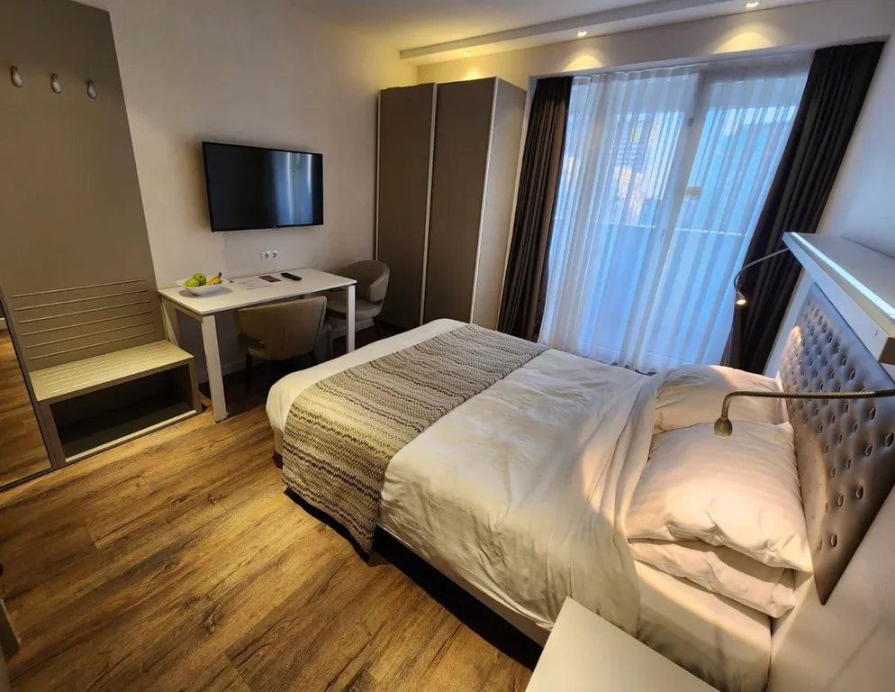 Квартира Квартира Апартамент с видом на первой линии моря в 5* Апарт-отеле — Батуми