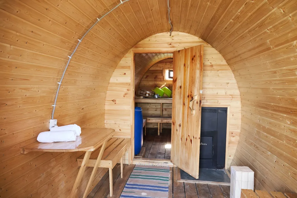 Уютный дом с баней и чаном