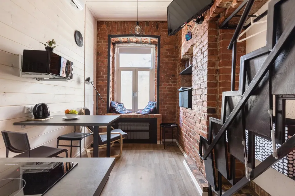 Квартира Квартира Атмосферная студия 5 в историческом центре — Санкт-Петербург