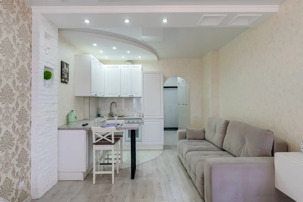 Дизайнерская просторная студия площадь Чкалова