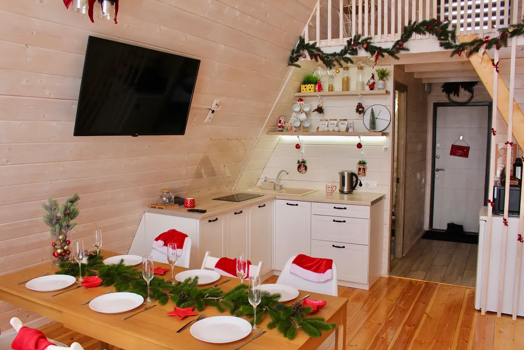 Коттедж A-frame дом Янтарь — Образцово