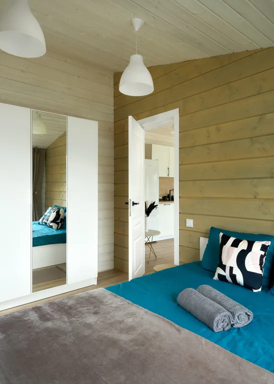 Дом Хвоя с баней с видом на ручей