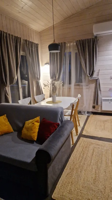 Ольшаны_Парк Дом Шале у леса с баней и горячей купелью