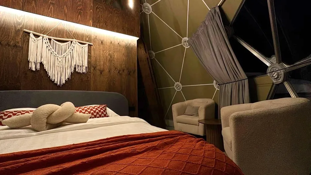 Коттедж Купольный дом «WOOD» на 4 гостя — Шерегеш