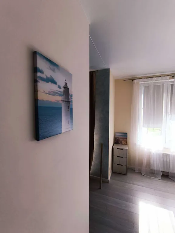 Уютная большая студия с балконом