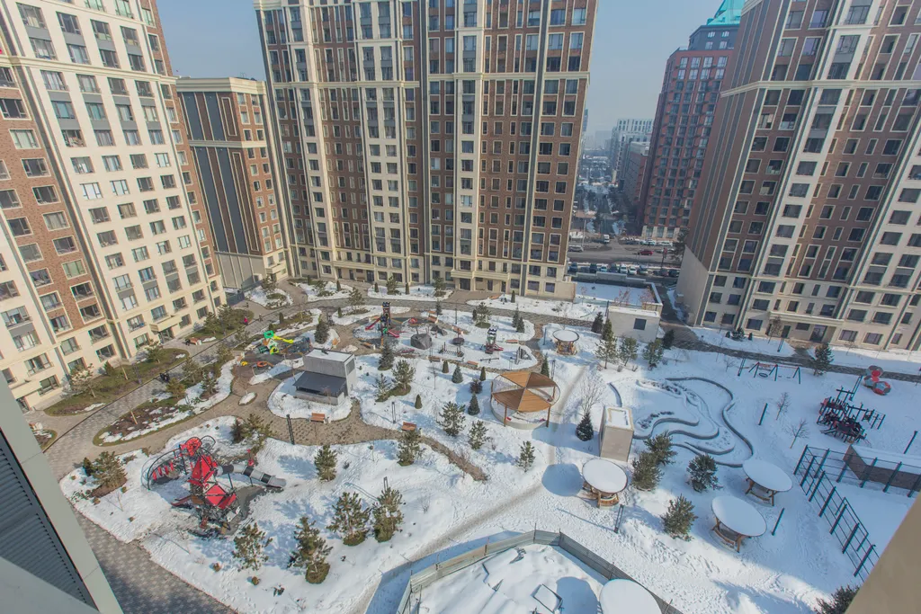 Квартира Студия 1 с шикарным видом и лоджией ЖК Еstet — Алматы