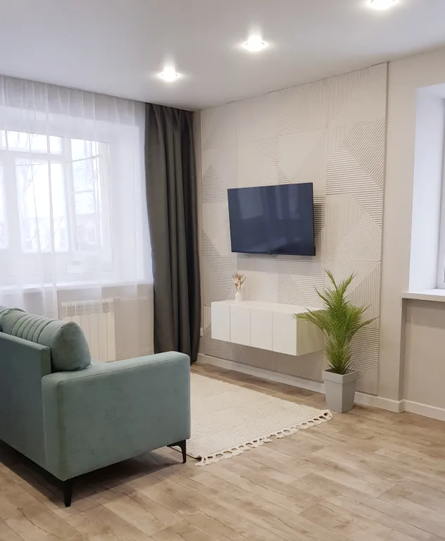 1-комнатная квартира с отличным ремонтом