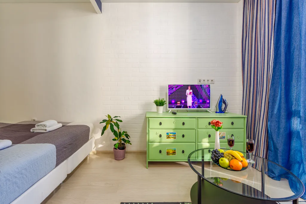 Апартаменты с видом на город рядом с метро