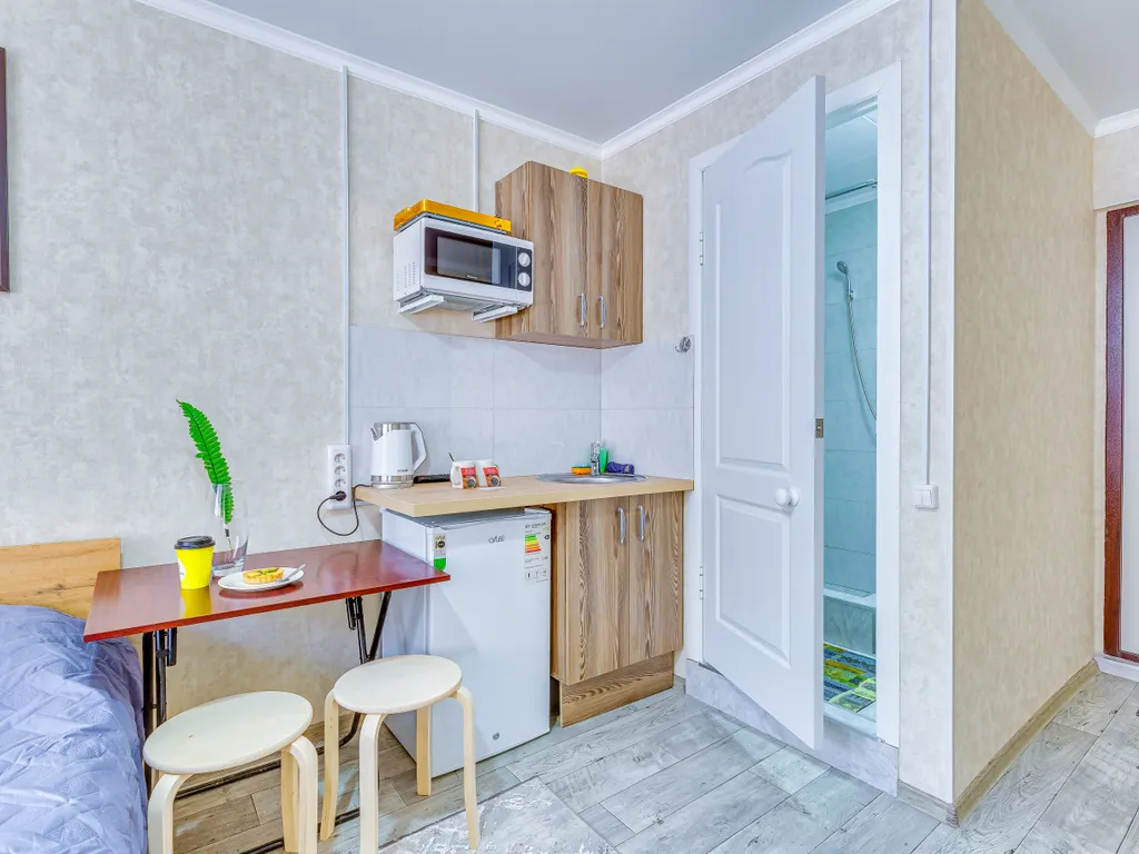 По-домашнему уютная двухместная студия на Толе би — Весновка