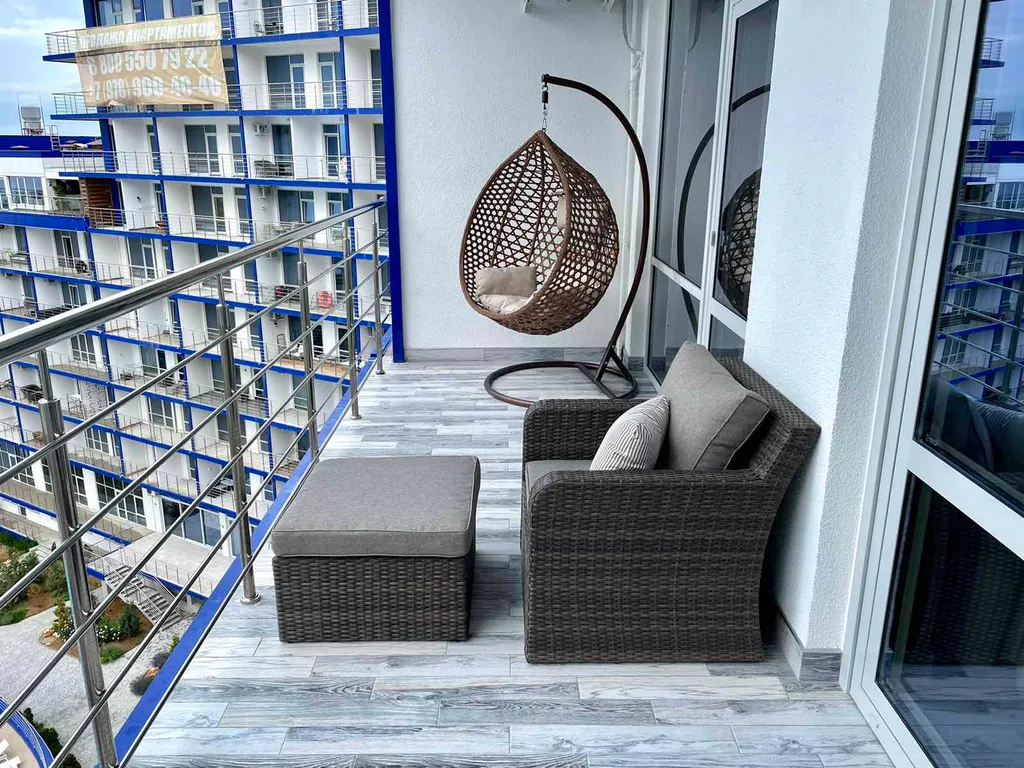 Двухкомнатные с видом на море и бассейн