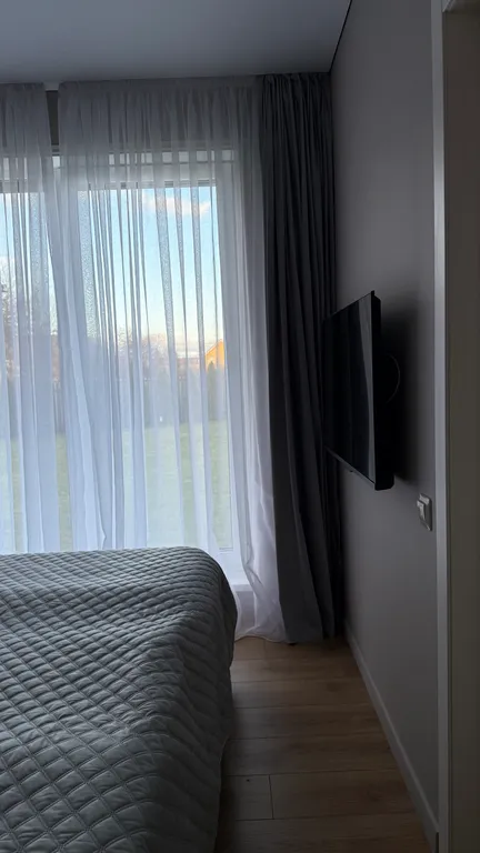 Дом с сауной и террасой а видом на сад