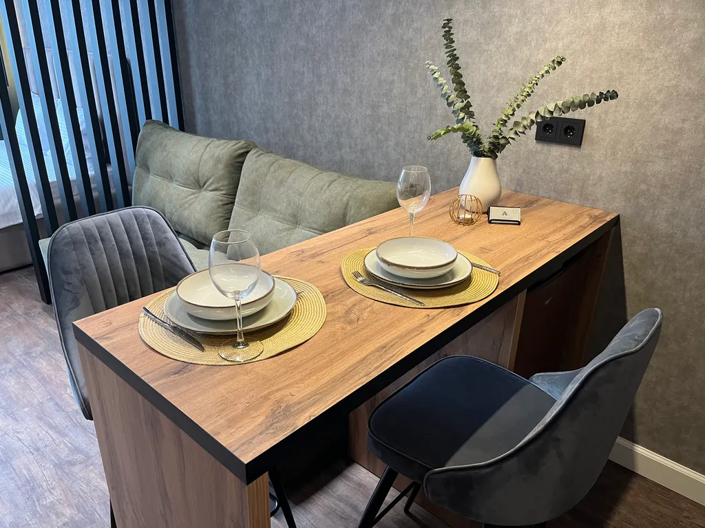 Квартира Квартира-студия с проектором в комплексе с бассейном — Ростов-на-Дону