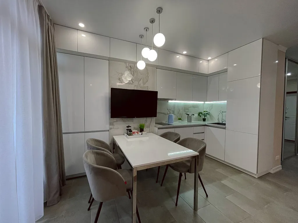 Дизайнерская квартира с евроремонтом в ЖК Сердце Каспия в самом центре