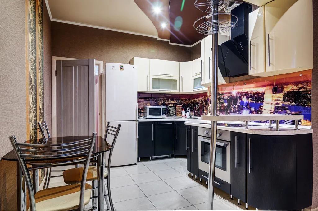 Шикарная квартира с круглой кроватью