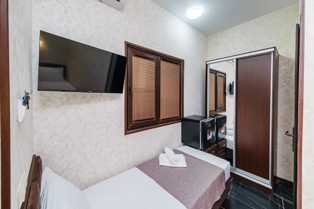 Двухместный бюджетный номер с двумя раздельными кроватями