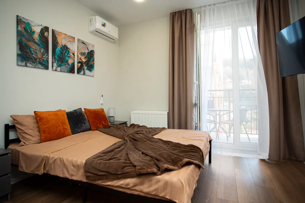 УК Атмосфера Квартира Крем-брюле с видом на горы