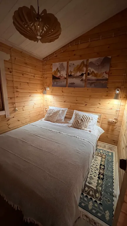 Цей коттеджи с видом на цейские горы