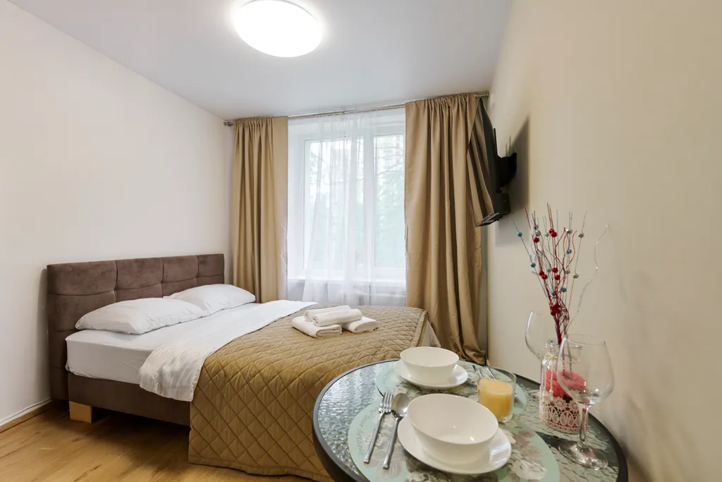 Квартира Дизайнерская студия у метро — аренда посуточно в Москва