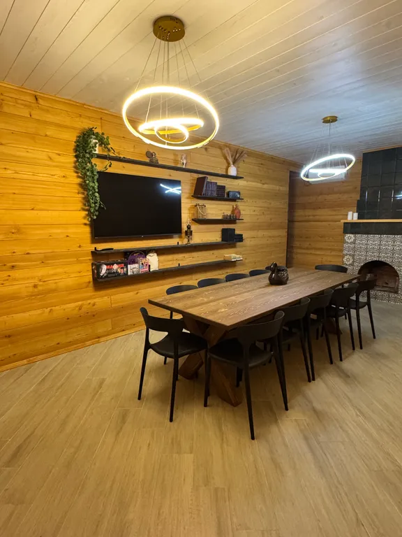 Коттедж Коттедж Дача с баней на дровах и беседкой на 12 человек в Елизаветинской — Елизаветинская