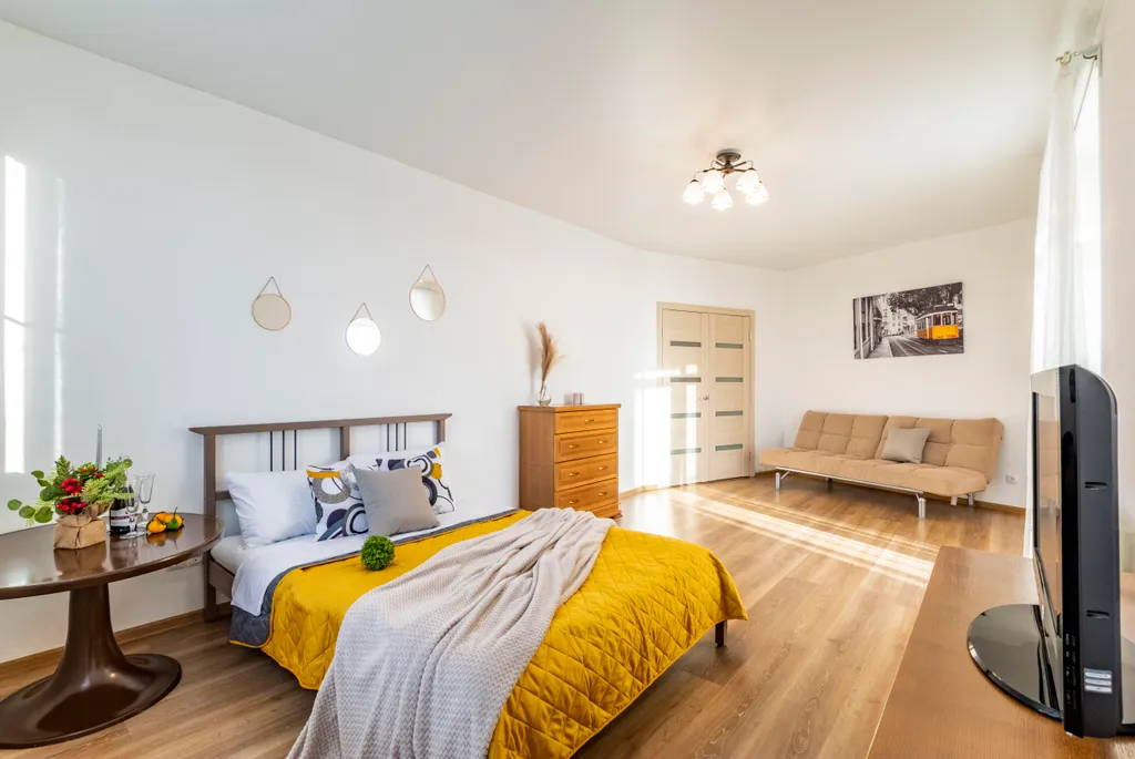 1-комнатная квартира у метро Площадь 1905 года для 4-х гостей