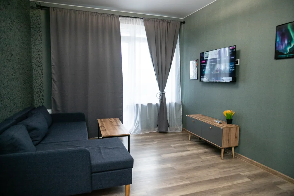 Уютная квартира в новом доме, с парком и набережной