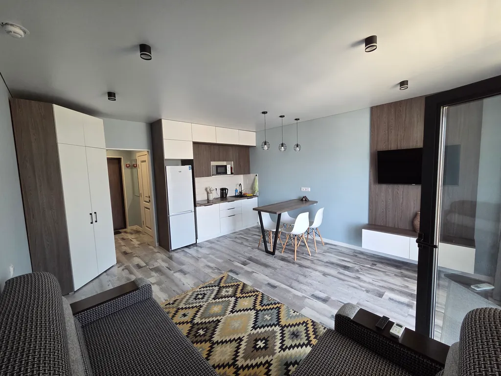 Уютная студия с видом на море