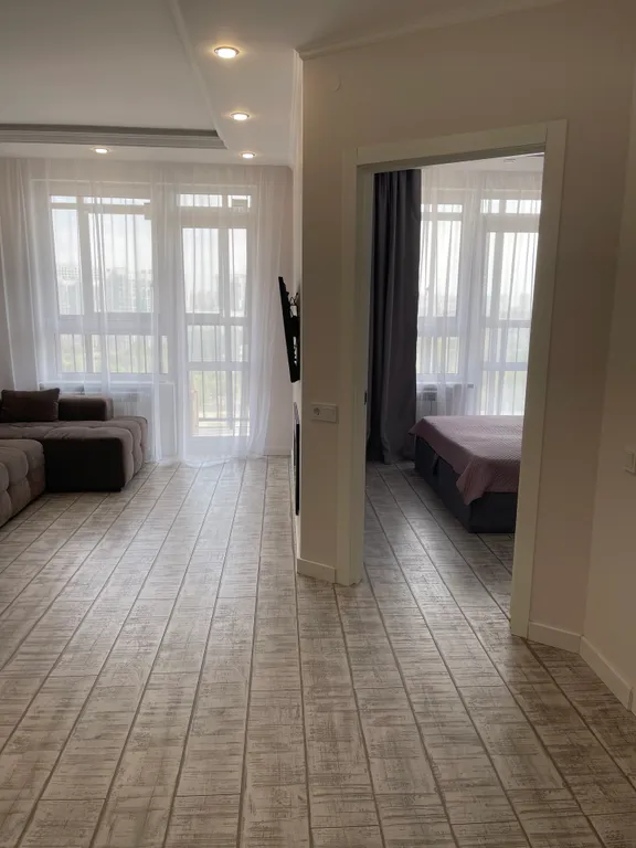 Уютная евродвушка с панорамным балконом