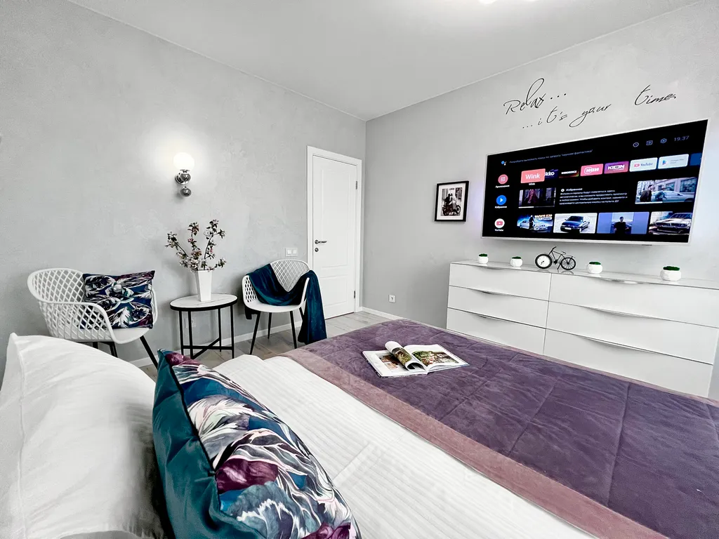 Квартира Смарт ТВ 58" супер ремонт, новый дом центр рядом — аренда посуточно в Калининград