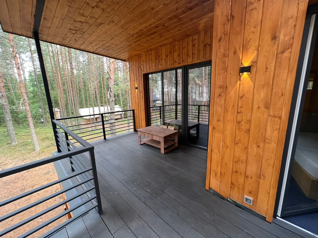 Коттедж Уютный большой дизайнерский дом в лесу Селигера на берегу озера Волго — Турбаза Чайка