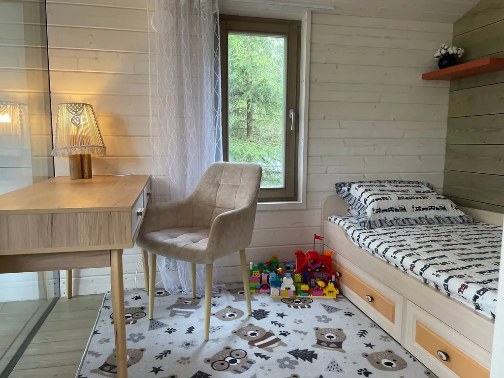 Дом с банным чаном в лесу