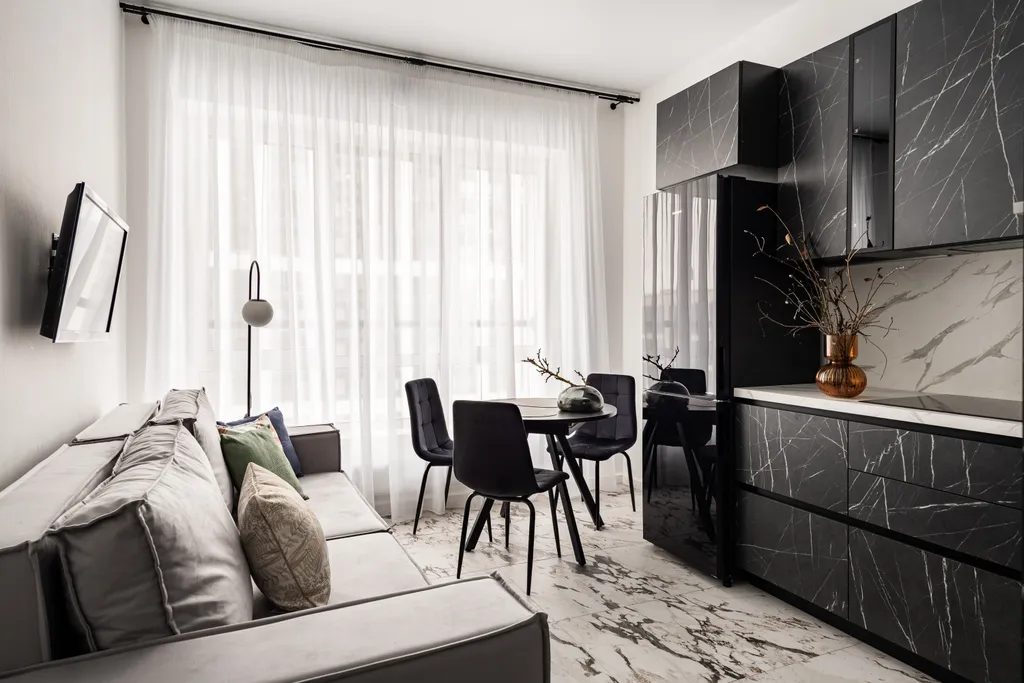 Квартира Квартира Ламповая евротрёшка — Москва