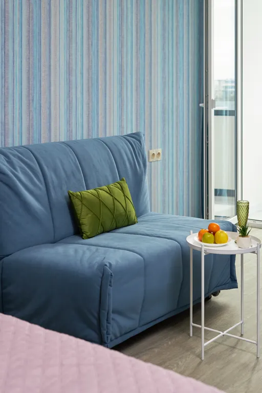 Уютная квартира, балконом, вид на  море