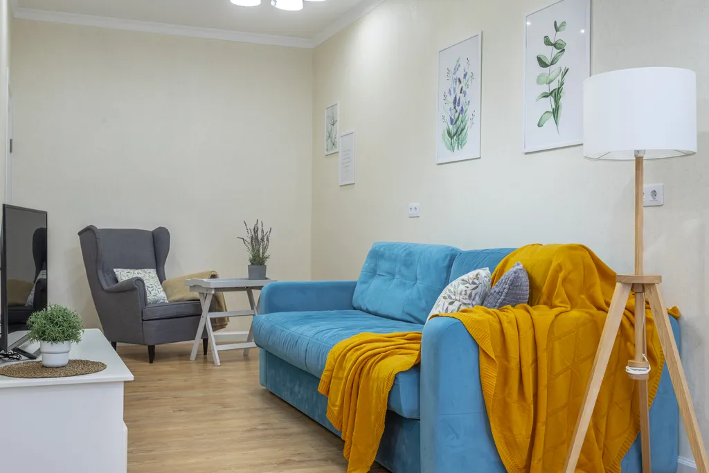 Квартира КВАРТИРА "ЛАЗУРЬ" с балконом и видом на море — Геленджик