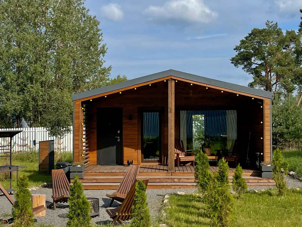 Дом 54m2 — чан, кухня, Wi-Fi