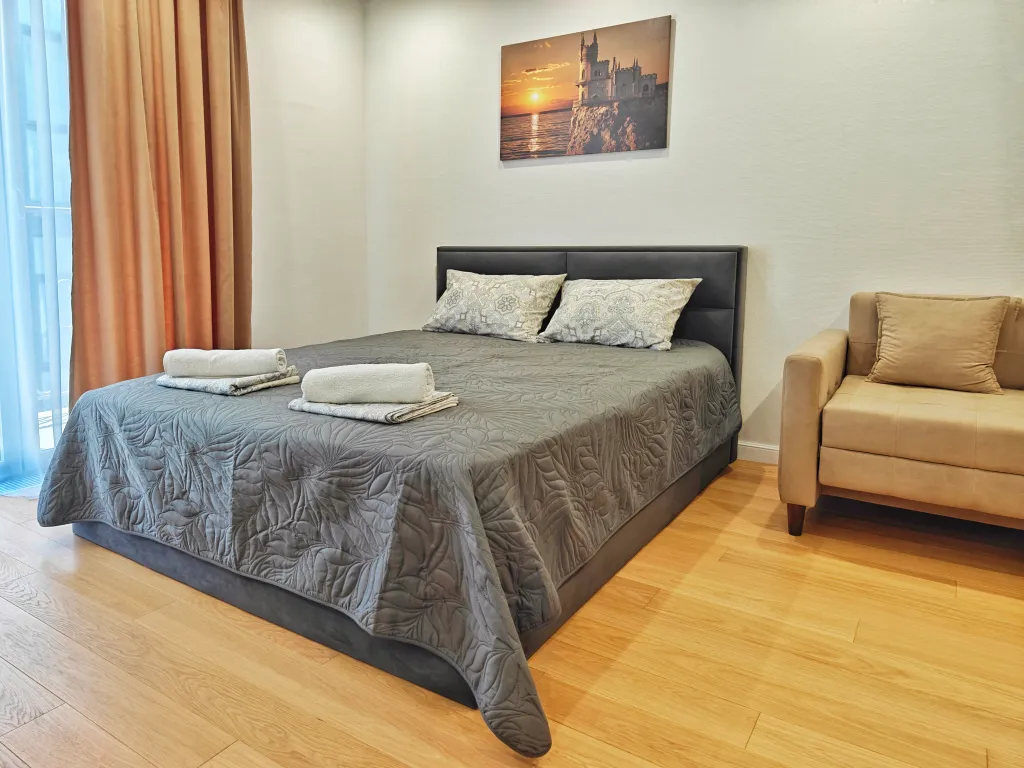 Квартира Квартира Студия в ЖК Граф Толстой с видом на море — Анапа