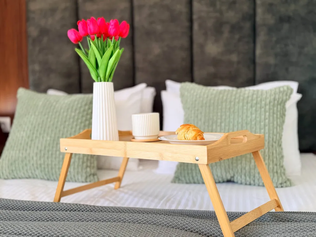 Апартаменты с видом на море. 3 минуты до пляжа. Для пятерых