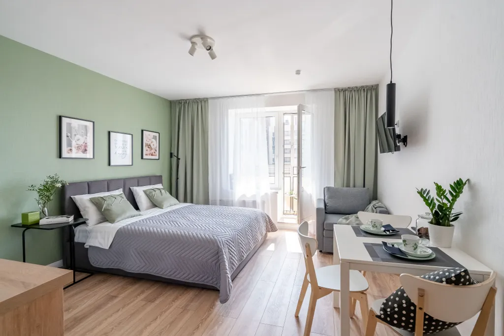 Квартира Квартира Зелёная студия в посёлке Песочный — Песочный