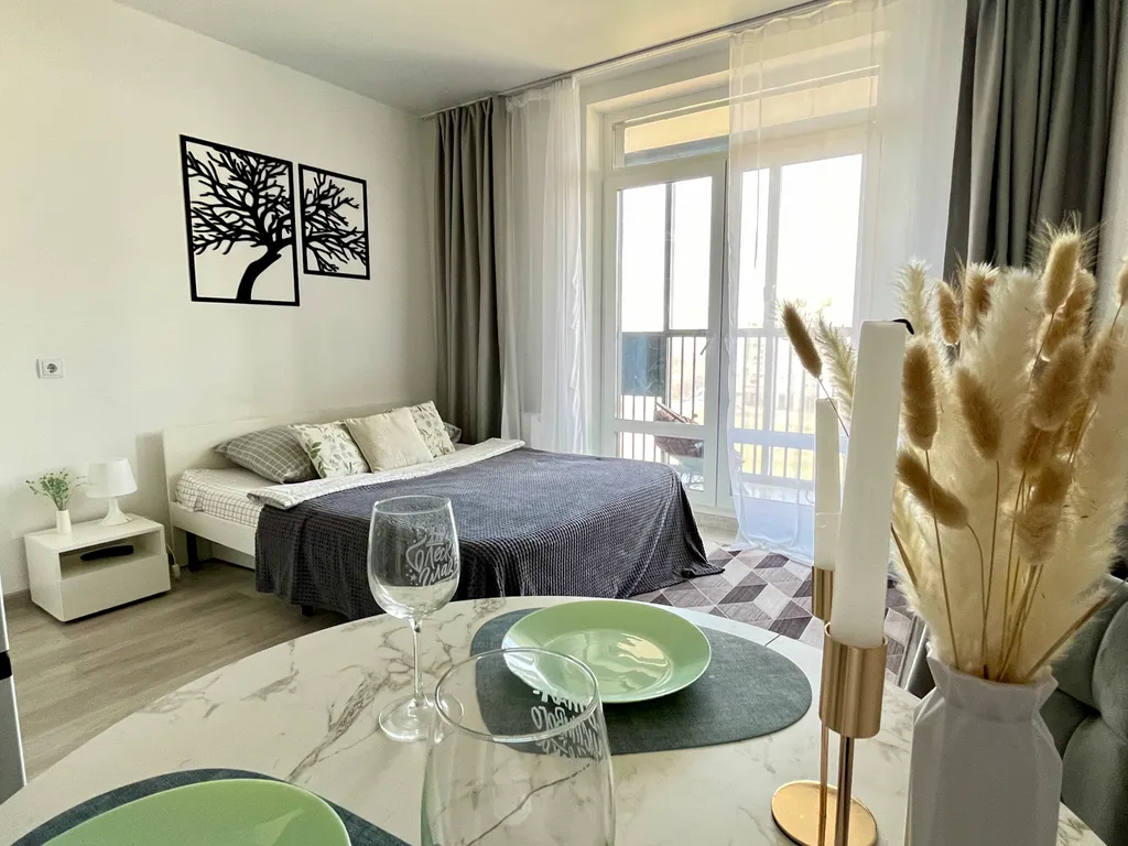 Квартира Квартира Новая студия в 5 минутах от залива — Санкт-Петербург