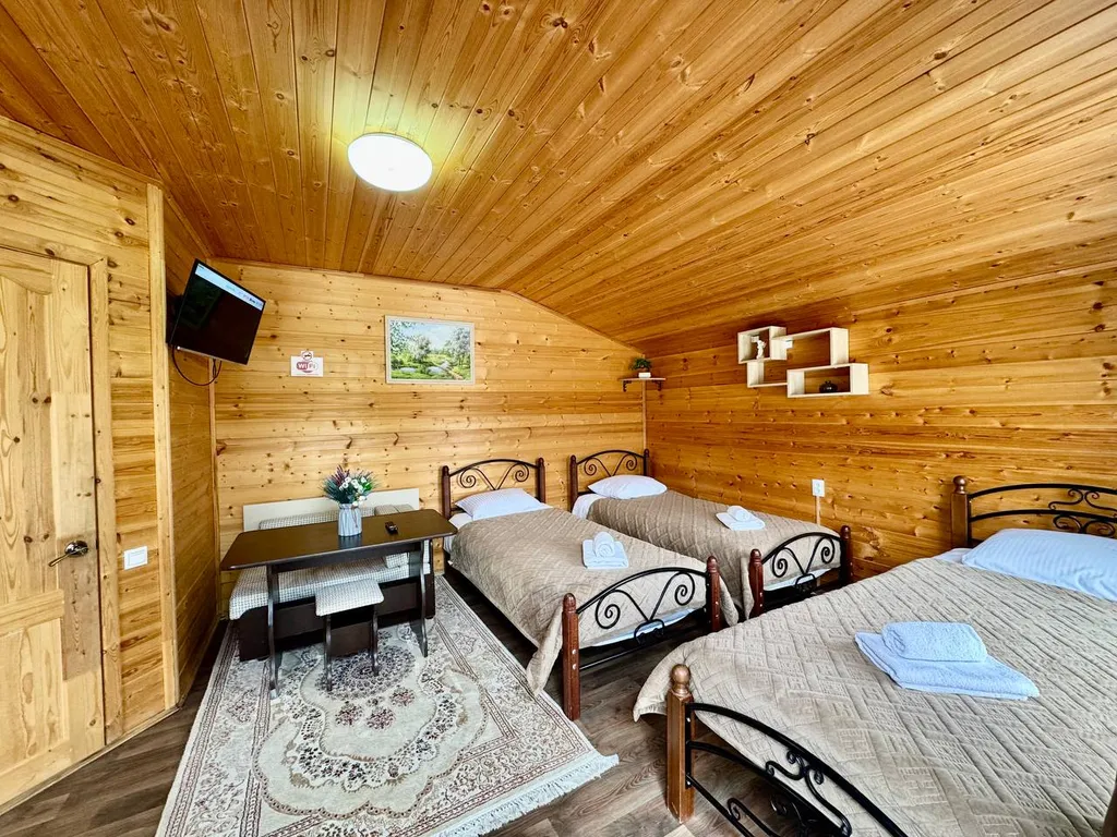 1-комнатный дом с односпальными кроватями