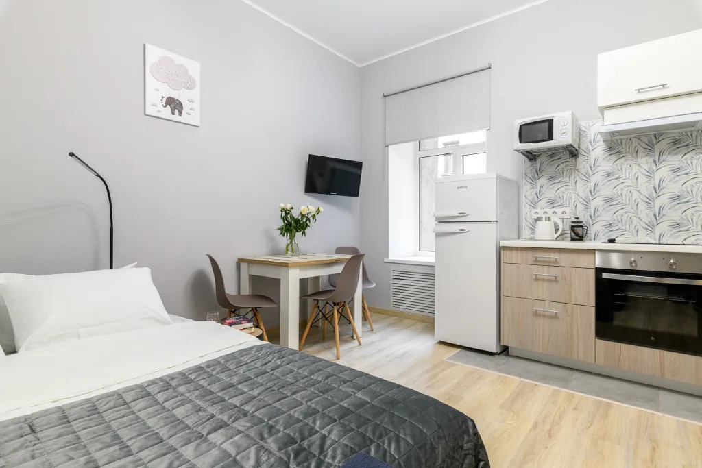 Уютная студия около ТРЦ Галерея