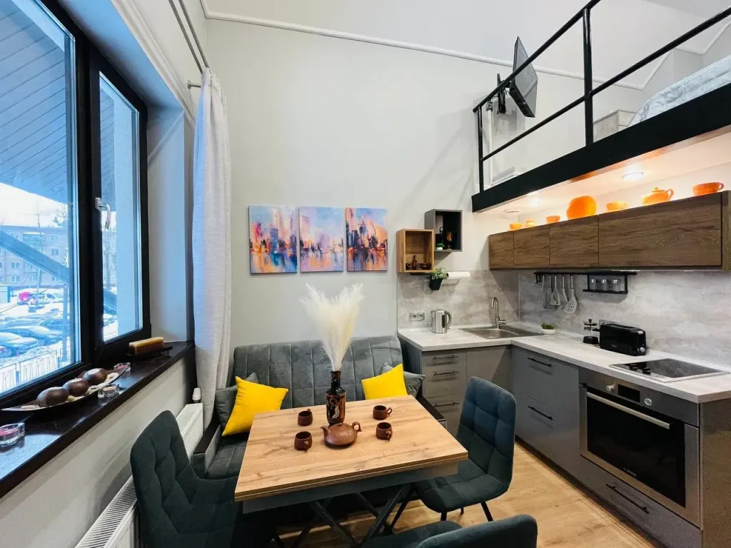 2-уровневая студия для комфортного проживания