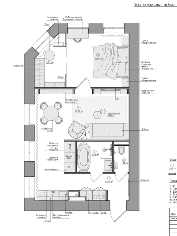 Элегантная квартира в центре города