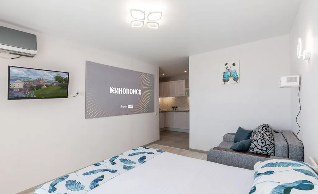 Апартаменты Квартиркаплаза у Самарских терм, проекционный экран