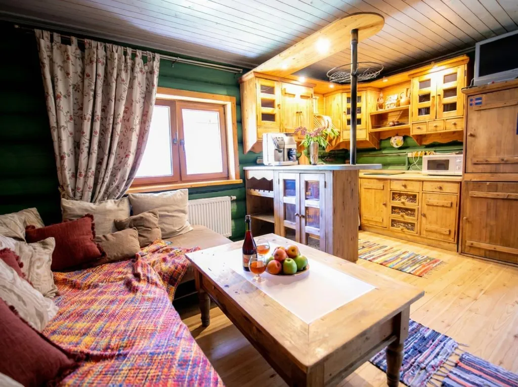 Шале дровяная баня и чан в подарок