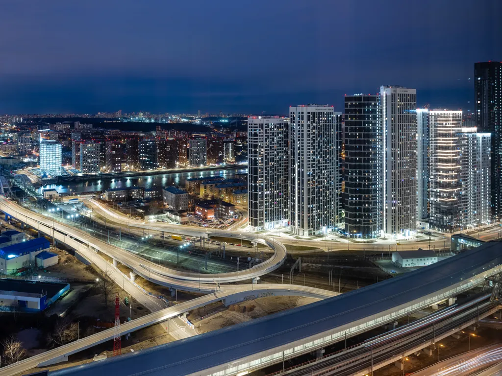 Красивый апартамент в башне ОКО Москва-сити с видом на город